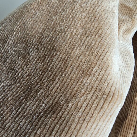 Madewell Texture & Thread Warm Hickory Corduroy Swing Top Sweater XS Soft Boxy - Picture 7 of 8